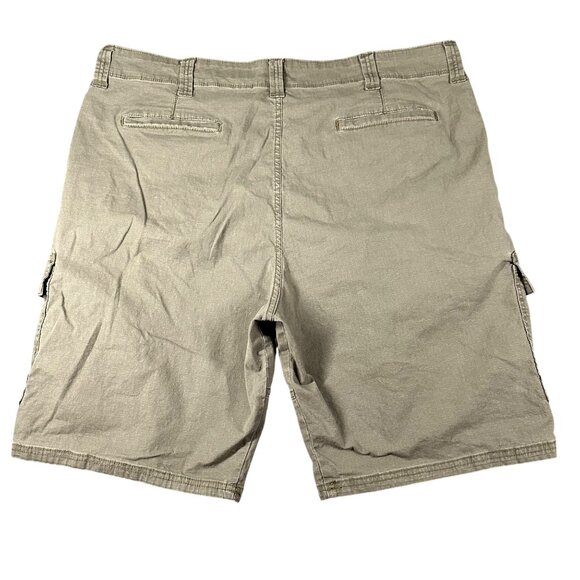 Wrangler Mens 38x10 Olive Green Relaxed Fit Cargo Shorts‎ Flat Front Pockets - Picture 6 of 6
